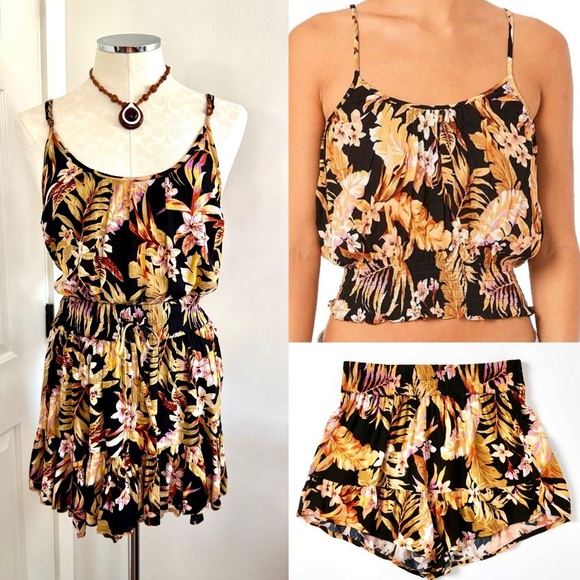 Rip Curl Sunday Swell Tropical Two Piece Set - Picture 1 of 9